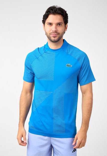 Camiseta Azul-Amarillo LACOSTE Sport