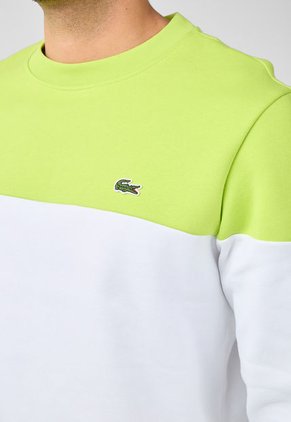 Buzo Blanco-Verde Claro LACOSTE