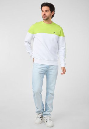 Buzo Blanco-Verde Claro LACOSTE