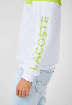 Buzo Blanco-Verde Claro LACOSTE