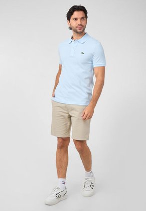 Polo Celeste Claro LACOSTE Original L.12.12