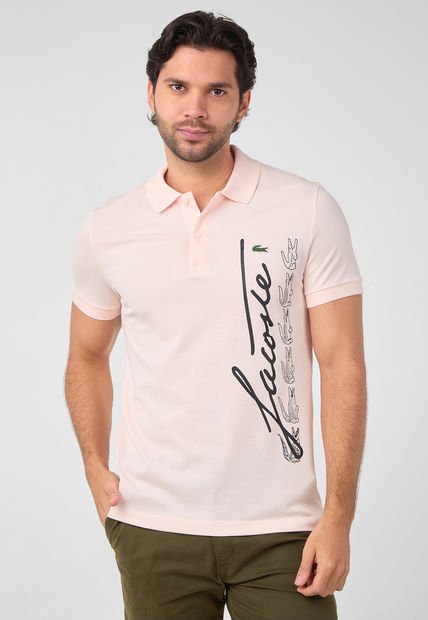 Camiseta Rosa-Negro LACOSTE