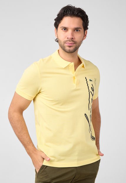 Camiseta Amarillo-Negro LACOSTE