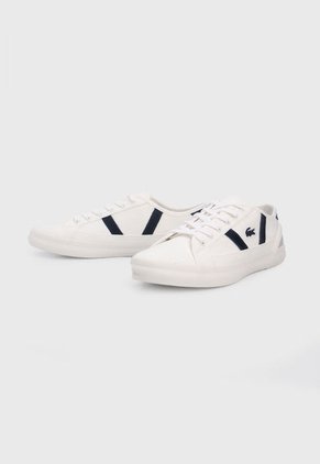 Tenis Lifestyle Blanco-Azul-Gris Lacoste Sideline CVS