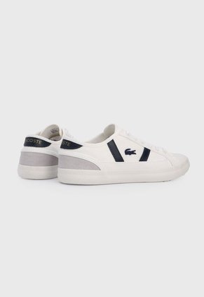 Tenis Lifestyle Blanco-Azul-Gris Lacoste Sideline CVS