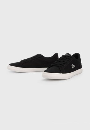 Tenis Lifestyle Negro-Blanco Lacoste Lerond VCS