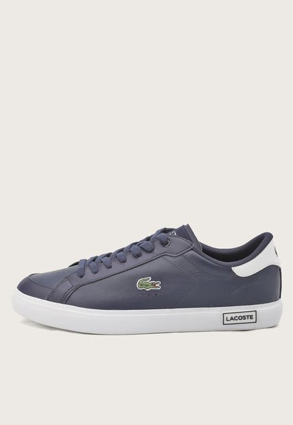 Tenis Lifestyle Azul Navy-Blanco Lacoste Powercourt
