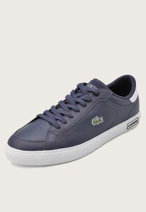 Tenis Lifestyle Azul Navy-Blanco Lacoste Powercourt