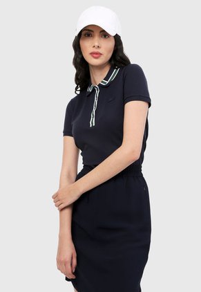 Polo Azul Navy-Blanco Lacoste