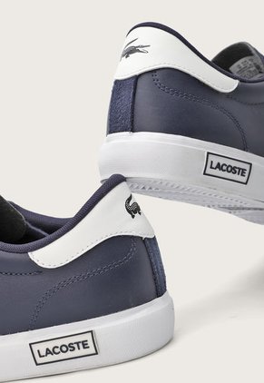 Tenis Lifestyle Azul Navy-Blanco Lacoste Powercourt