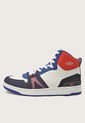 Tenis Lifestyle Marfil-Azul-Rojo Lacoste L001 Mid de Lacoste