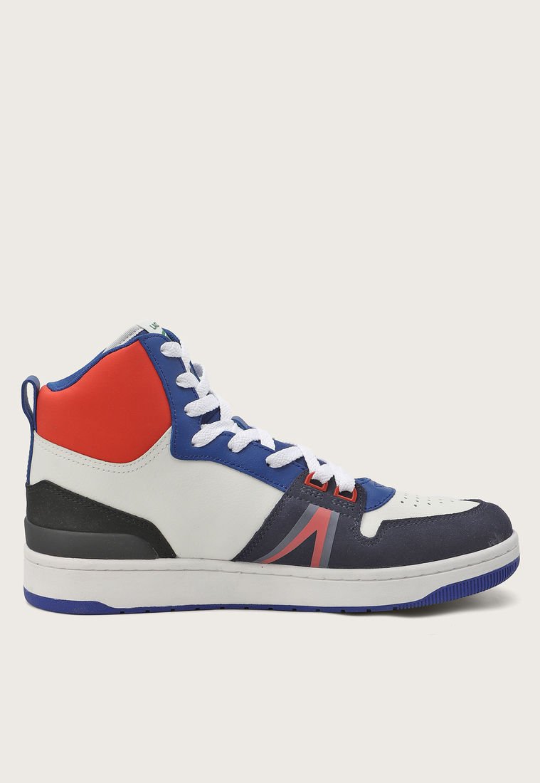 Zapatos Lacoste Dafiti Lacoste Hombre Tenis Blanco-Verde-Azul Lacoste