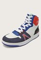 Tenis Lifestyle Marfil-Azul-Rojo Lacoste L001 Mid de Lacoste