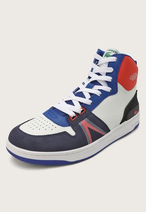 Tenis Lifestyle Marfil-Azul-Rojo Lacoste L001 Mid