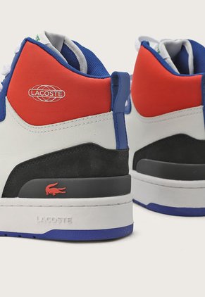 Tenis Lifestyle Marfil-Azul-Rojo Lacoste L001 Mid
