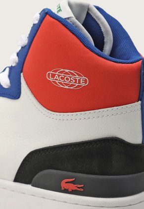 Tenis Lifestyle Marfil-Azul-Rojo Lacoste L001 Mid
