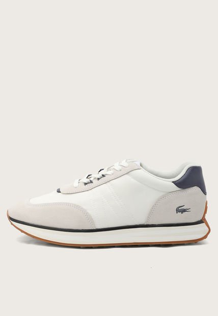 Tenis Lifestyle Blanco-Azul-Miel Lacoste L-Spin