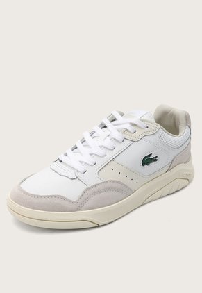 Tenis Lifestyle Blanco-Beige-Marfil Lacoste Game Advance Luxe