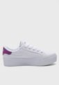 Tenis Lifestyle Blanco-Violeta Lacoste Ziane Platform de Lacoste
