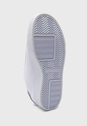 Tenis Lifestyle Blanco-Violeta Lacoste Ziane Platform