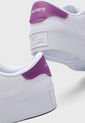 Tenis Lifestyle Blanco-Violeta Lacoste Ziane Platform de Lacoste