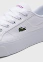 Tenis Lifestyle Blanco-Violeta Lacoste Ziane Platform de Lacoste