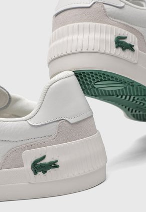 Tenis Lifestyle Blanco-Bege-Verde LACOSTE Trackserve - L004