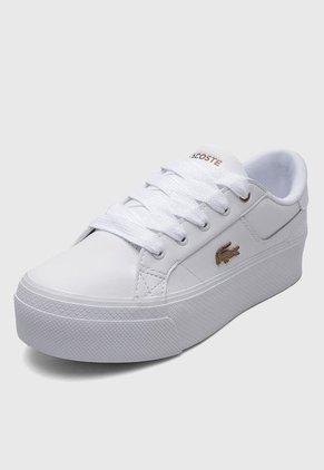 Tenis Lifestyle Blanco-Dorado LACOSTE Ziane