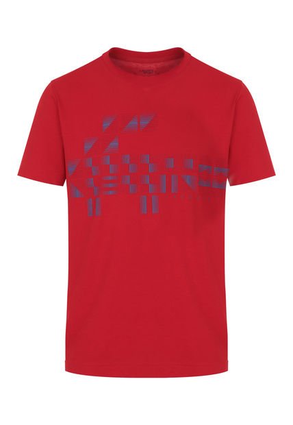 Camiseta Rojo-Azul Royal LACOSTE Sport x Novak Djokovic