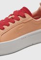 Tenis LACOSTE Carnaby Naranja de Lacoste