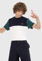 Camiseta Azul-Verde-Blanco Lacoste de Lacoste