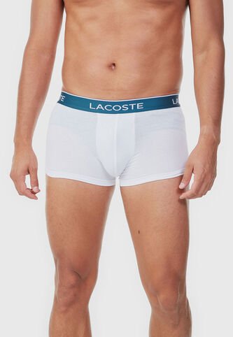 Bóxer x3 LACOSTE Blanco Lacoste