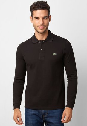 Polo Manga Larga LACOSTE Negro