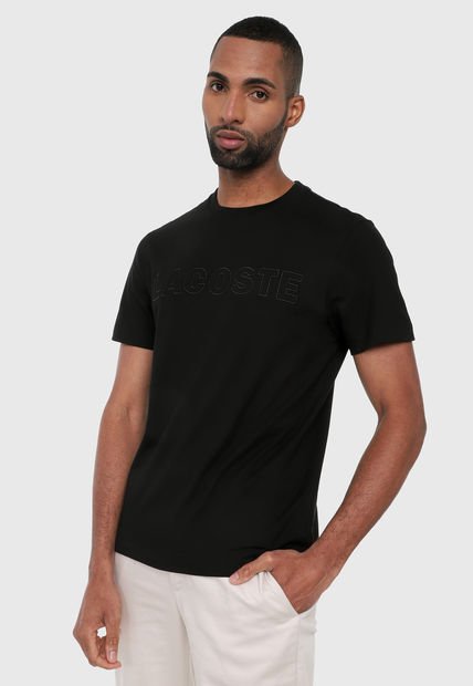 ​Camiseta Negro Lacoste