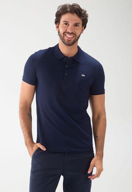 Polo Azul Navy Lacoste Slim Fit