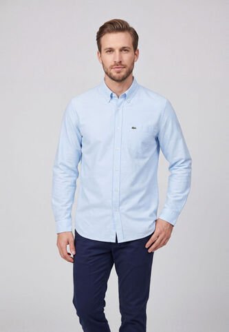 Camisa LACOSTE Oxford  Azul Lacoste