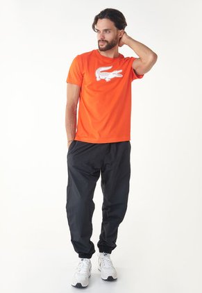 Camiseta Naranja-Blanco Lacoste Sport