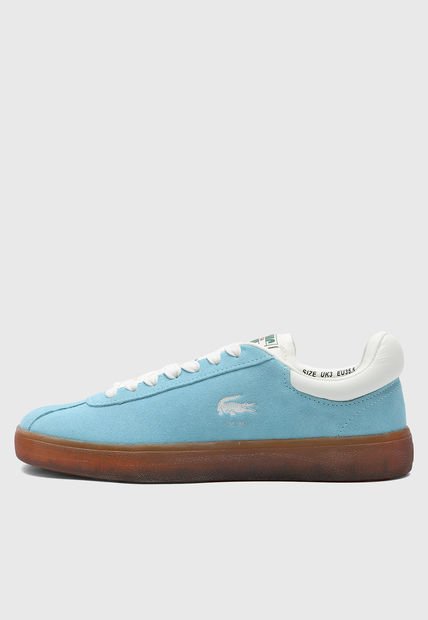 Tenis Lifestyle Celeste-Marfil-Marrón LACOSTE Baseshot Translucent Sole