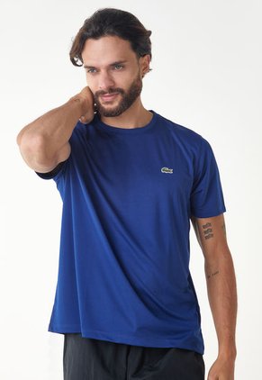 Camiseta Azul Lacoste Tennis Training