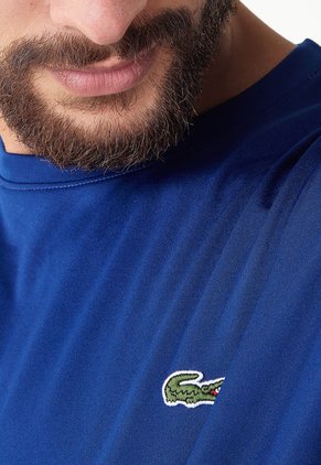 Camiseta Azul Lacoste Tennis Training