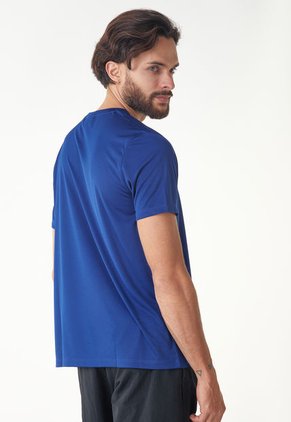 Camiseta Azul Lacoste Tennis Training
