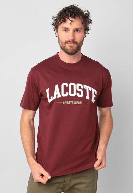 Camiseta LACOSTE Borgoña