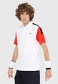 Polo Blanco-Rojo-Negro Lacoste de Lacoste