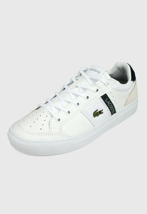 Tenis Blanco-Verde Lacoste