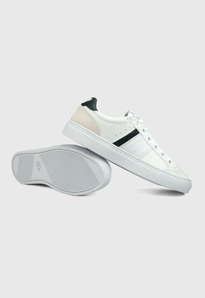 Tenis Blanco-Verde Lacoste
