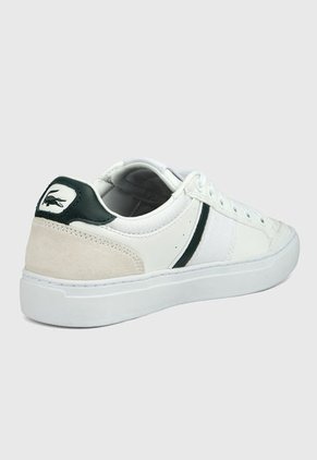 Tenis Blanco-Verde Lacoste