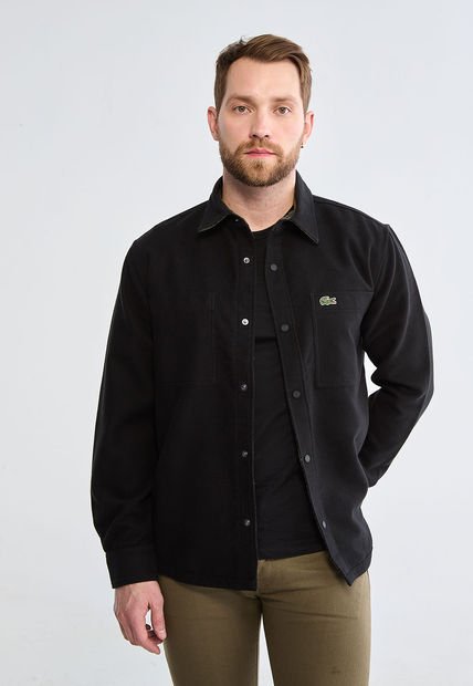 Sobrecamisa Negro-Verde LACOSTE