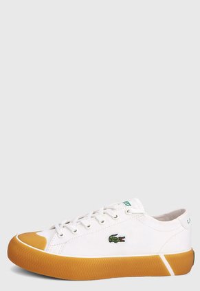Tenis Blanco Hueso-Amarillo Lacoste Gripshot
