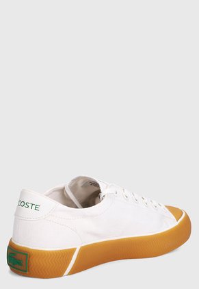 Tenis Blanco Hueso-Amarillo Lacoste Gripshot