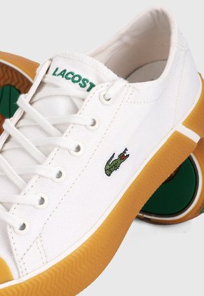 Tenis Blanco Hueso-Amarillo Lacoste Gripshot